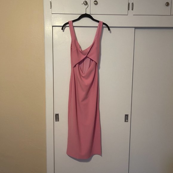 Bec & Bridge Joelle Midi Dress Pink - Size : US 6 - Picture 5 of 9